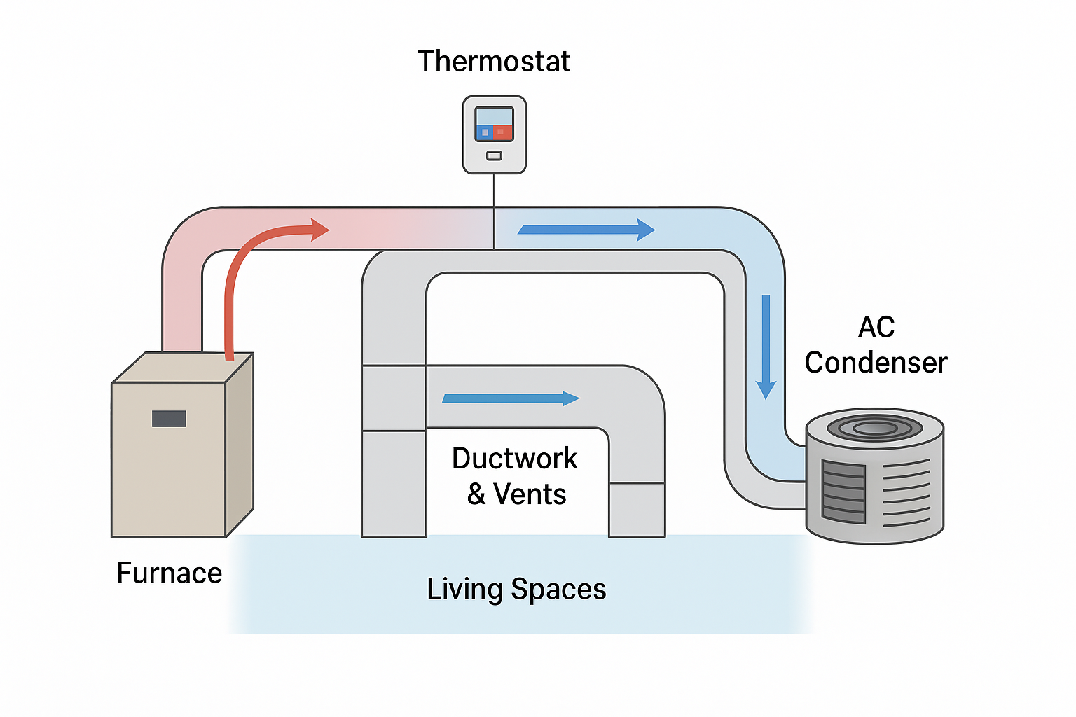diagram image of an HVAC system